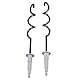 VIOKS Knethaken Ersatz für Bosch Siеmens 00651064 Rührhaken Set rechts links für Handmixer MFZ4030