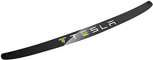 MEGRE Car High Brake Light Sticker Acrylic Projection Board Decal Top Tail Light Stickers Car High Mounted Decorative Emblems for Tesla Model 3