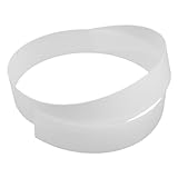 HOLIDYOYO Flexibles Led Diffuser Panel Milchiges Lichtstreifen-abdeckband Optische Streuscheibe Für Gleichmäßige Lichtverteilung Blendfreies Diffusionsfilter Biegsames Lichtstreifen-zubehör