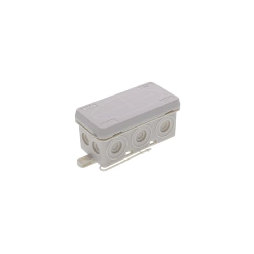 WISKA KA 006 LG - Caja de derivación de cables (86 x 44 x 41 mm), color gris claro