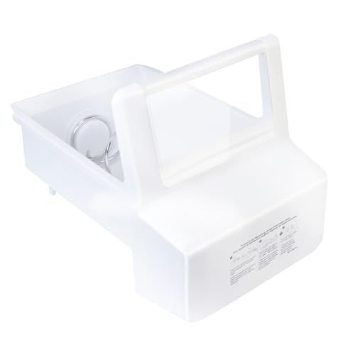 Upgraded WPW10558423 W10558423 Refrigerator Ice Bucket Replacement Compatible with Whirlpool Ice Maker Tray WRS315SDHZ WRS325FDAM04 WRS325FDAM02 WRS315SDHM08 Parts for Whirlpool Fridge Ice Bin Tray