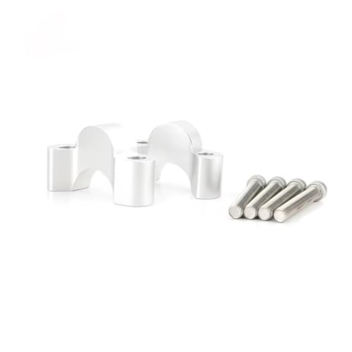 Rehausse guidon moto BMW R1250R R1200RS argent confort postural