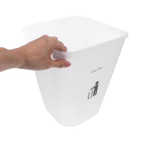 Caneca de basura de plástico rectangular 11.8 L multicolor miniatura 4