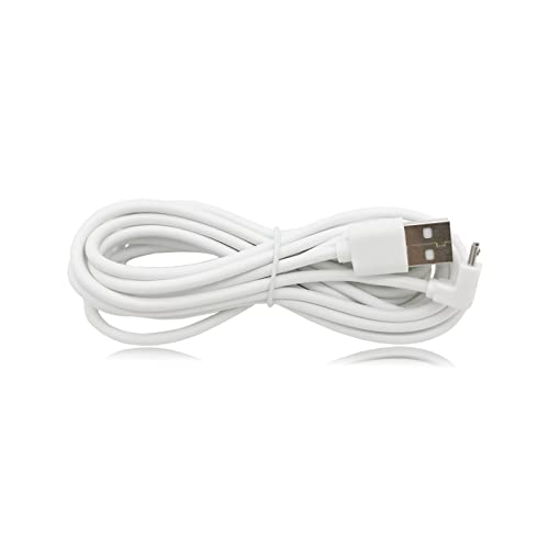 Cable Replacement For Wyze Cam Pan V3, Micro Usb 90 Degree Down Angle L-Shape Plug Power Cord, 10 Ft Long Extension #TOP19