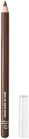 e.l.f. Cream Glide Lip Liner, Highly-Pigmented Pencil For Shaping & Sculpting Lips, Semi-Matte Finish, Vegan & Cruelty-Free