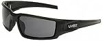 Uvex by Honeywell Hypershock Safety Glasses, Brown Frame with Espresso Lens & HydroShield Anti-Fog Coating (S2961HS)