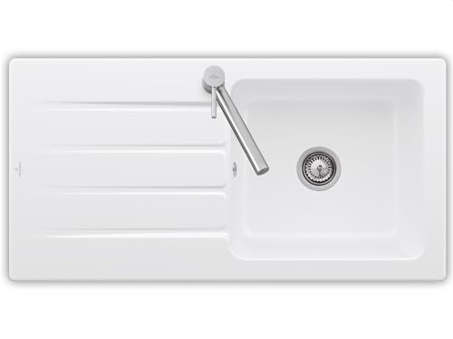 Villeroy & Boch Architectura 60-3360 01 RW Stone White Keramikspüle Handbetätigung