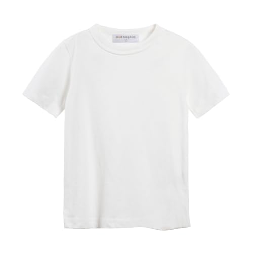 Image of Mud Kingdom T-Shirt for Boys Short Sleeve Plain Cotton Classic Summer Casual Stripe