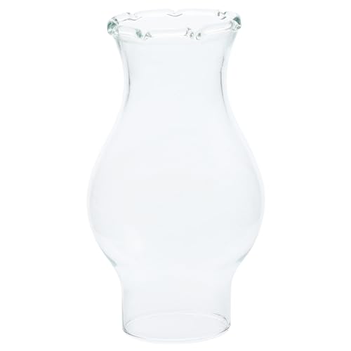 Lurrose Pantalla De Queroseno Lámpara De Chimenea Globo Cubierta De Cristal De La Lámpara De Aceite Pantallas De Kerosene Vidrio Brillo De Labios Nacarado