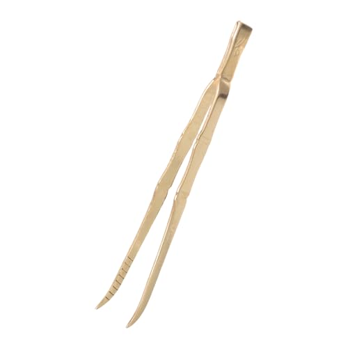 VICASKY Charcoal Tong with Handle Incense Tool for Safe Church Use Heat Resistant Reusable Tweezers for Moving Thick Logs and Coals and Long Handled Burner Accessory