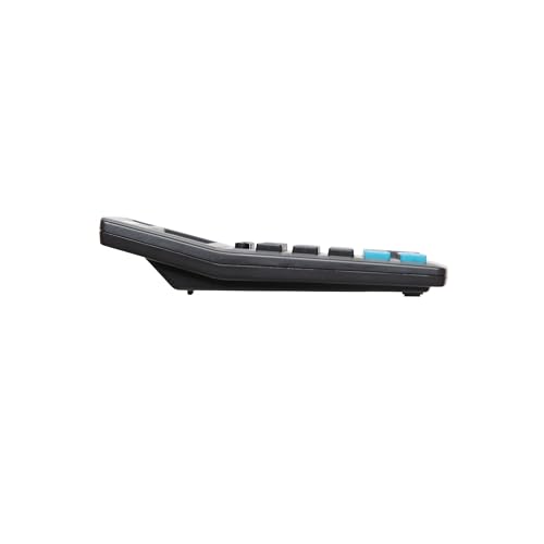 Maul Taschenrechner MC8 | großes, angewinkeltes Display | 8 Stellen | Profi-Tischrechner für Büro, Zuhause, Schule | Solar/Batterie | 13,7 x 10,3 cm | Schwarz