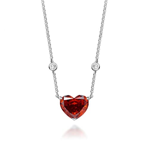 Collier argent 925 femme anti-ternissement pendentif diamant de fête