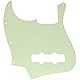 Musiclily 10 Löcher J Bass Pickguard JB Schlagbrett für Fender American/Mexican Standard Jazz Bass,3 lagig Mint