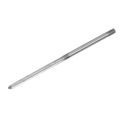 QUARKZMAN Escariador Manual 2mm H7 Métrico para Metal Madera Perforación, Flautas Rectas de Acero de Aleación 9Sicr Herramienta de Corte