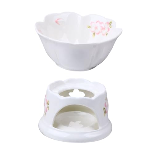 TOYANDONA Olla para Fundir Chocolate y Queso Cocina Práctica y Resistente con Cuenco Blanco de Fácil Limpieza y Uso Diario