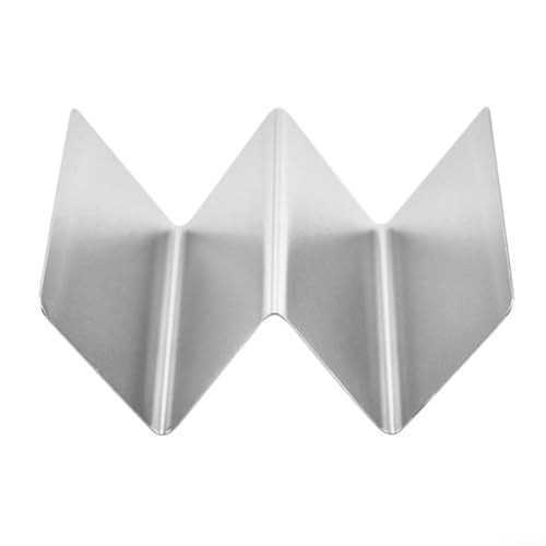 CRIDENG Stainless Steel Taco Shell Holder Stand, Tortilla Rack, Taco Rack Tray Holder, Mexican Pancake Rack, For Dishwasher Safe Rack Tray