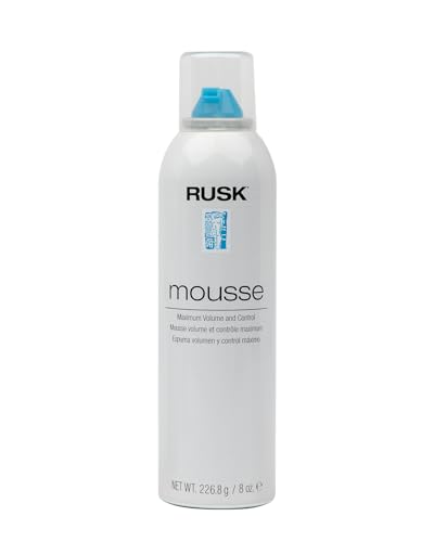 RUSK Designer Collection Mousse Maximum Volume and Control, Firm-Holding Styling Mousse, 8.8 oz
