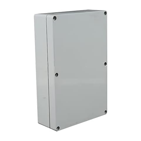 ZZALLL ABS Plastic Electrical Project Case Power Junction Box Project Box White Cover