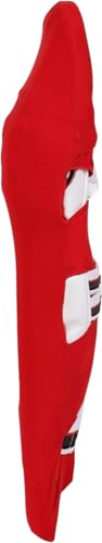 KNK Cricket Batting Pads Cover Coloured Leg Guard Cover Fits Youth Adult Size Universal Cover Fits All Brands (Red)