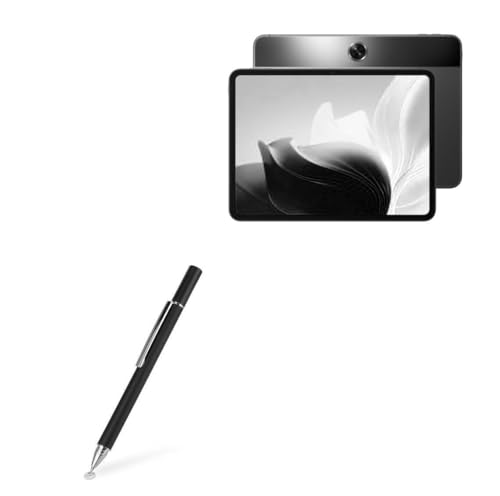 BoxWave Stylus Pen Compatible with Oppo Pad Neo - FineTouch Capacitive Stylus, Super Precise Stylus Pen - Jet Black