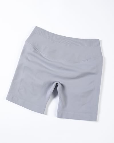 Image of AUROLA Influence Workout Shorts for Women,2.5 3.5 4.5 5.5 6.5 No Roll Up Squat Proof Scrunch Seamless Compression Gym Short