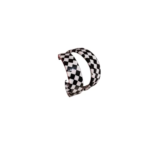 Boucles d'oreilles de luxe en forme de pied-de-poule tissées, tendance, vintage, tissu géométrique, bijoux tendance pour femmes, cadeau pratique