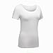 OThread & Co. Women's Short Sleeve T-Shirt Scoop Neck Basic Layer Stretchy Shirts (Small, White)