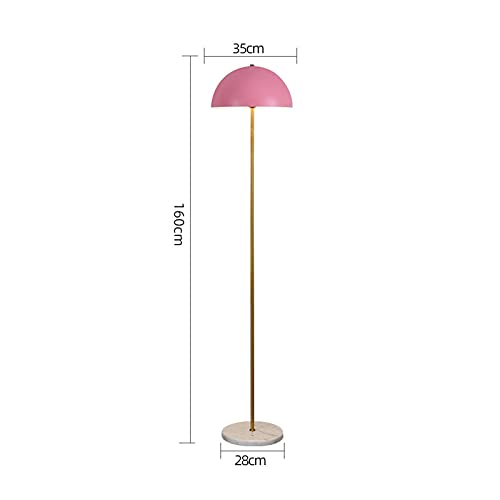 Indoor Vloerlamp voor woonkamer met roze metalen lampenkap LED lamp moderne staande lamp leeslicht voor slaapkamers… - Image 3