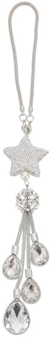 Car Rearview Mirror Charm Rhinestone Ornament Pendant Accessory image 5