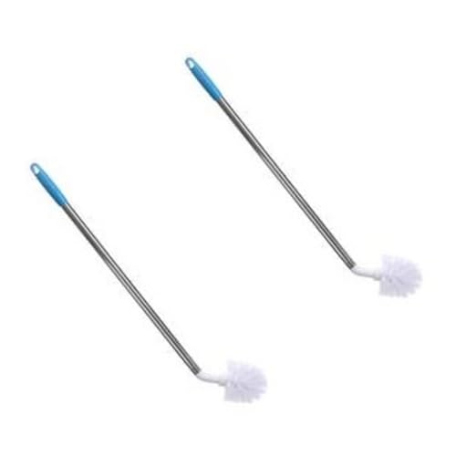 2 Pezzi Spazzola per Bottiglie con Manico Lungo, Bottiglia D'acqua Riutilizzabile da Galloni Spazzola, D'Acqua Spazzola per la Pulizia Della Damigiana con Manico Antiscivolo Spazzola