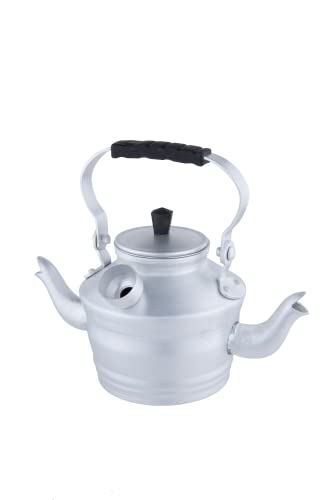 ابريق شاي ساموفار من السيف، اللون: فضي، الحجم: 1.35 لتر