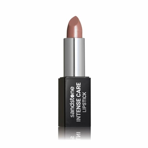 Sandstone Scandinavia Intense Care Lipstick – Hydrating & Long-Lasting – Hypoallergenic, Fragrance-Free & Vegan – For Sensitive Lips (43 Barely There)