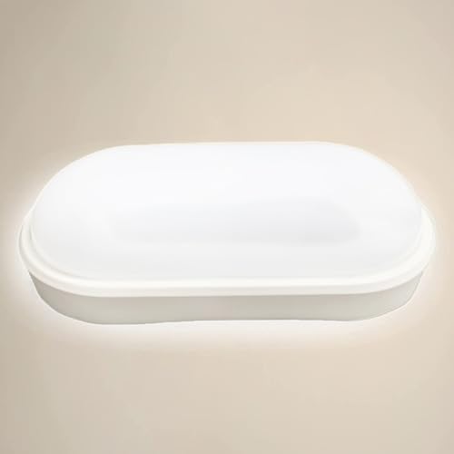 Applique Parete Estern IP54 Impermeabile Plafoniera LED, 20W 2000LM Plafoniere da Esterno Bianca Naturale 4000K Lampada LED Luci per Bagno Cantina Scale Giardino Bagno Corridoio Cucina Garage