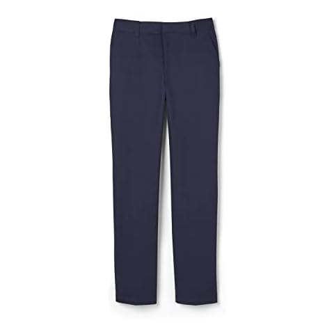 French Toast Boys' Adjustable Waist Pant, Navy Blue Cover