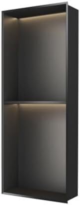Étagère de douche à LED étanche en acier inoxydable anti-corrosion 32cm