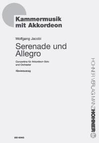 Hohner Verlag Weihergarten 5Wolfgang Jacobi-Serenade und Allegro-Accordion-Solo and Orchestra