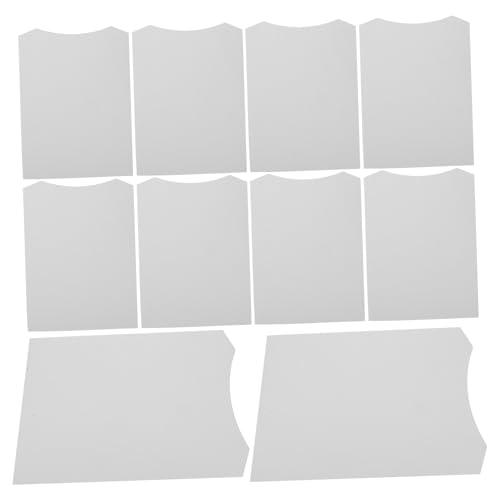 CANIGHT Cartones para Camisetas 23x31 Cm 250 G Color Claro 10 Piezas Tabla para Doblar Camisas Soporte Plegable para Ropa Camisetas y Suéteres Uso Doméstico y Comercial