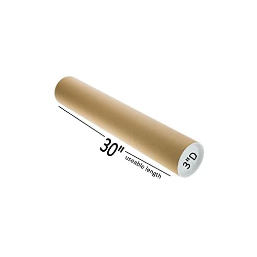 2 Pack Mailing Tubes (3"D x 30"L)