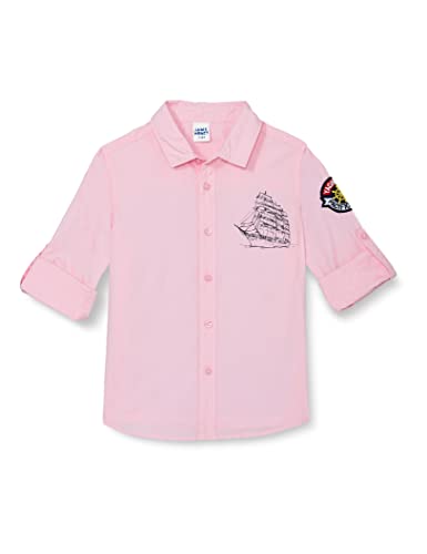 Image of Amazon Brand - Jam & Honey Boy's Regular Fit Shirt (JH-BST-SH-04 Lt Pink 1 3 4 Years)