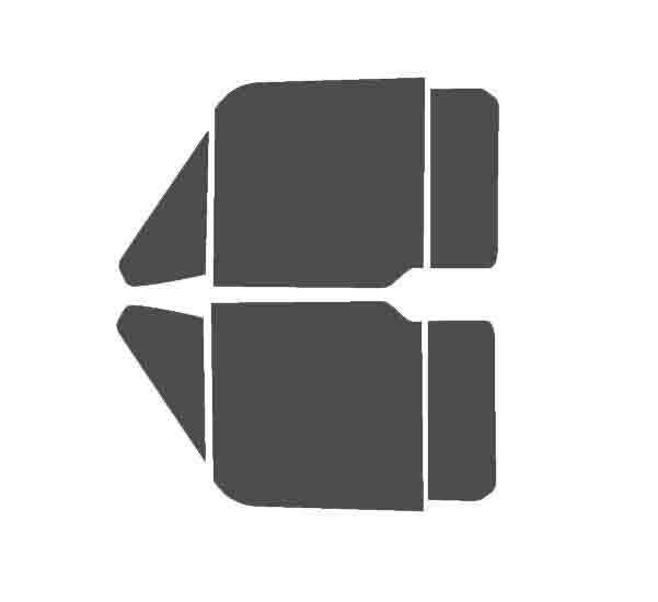 The Tint Effect Precut Window Tint Kit Compatible with Can-Am Defender MAX (2022.5-2025) SxS (Includes: Front Door Window precuts in 30%) Automotive Film