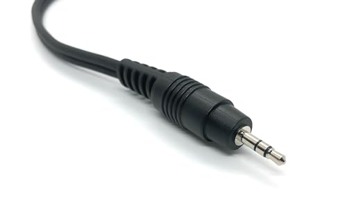 Ome Audio 3.5mm Stereo Jack (Male) Plug To Dual Mono 6.35mm (Male) Jacks Aux Cable (0.3m), White - Image 4