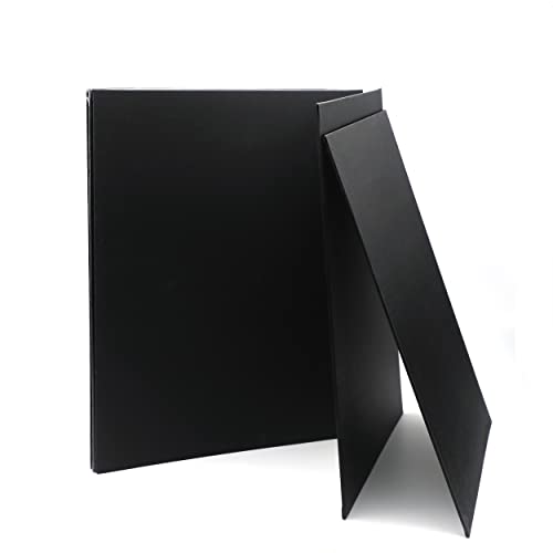 Exerz 30x40cm Canvas Panels Black, 3mm 280gsm 100% Cotton Artist Canvas Board/Triple Primed/Acid Free/Medium Grain - Image 3