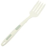 Veemoon Tenedor para Pasta de Silicona Reutilizable Grande Mango Ergonómico y Resistente al Desgaste Utensilio de Cocina Antiadherente para Servir Espaguetis y Ensaladas Color Verde