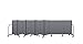 Screenflex CFSL4011-DG Commercial Portable Room Divider, 11 Panels