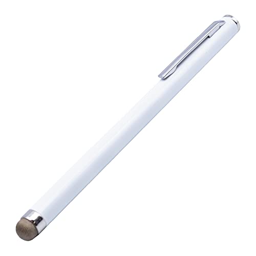 ラスタバナナ スマホ タブレット タッチパネル 静電式 タッチペン 導電繊維 ホワイト RTP08WH