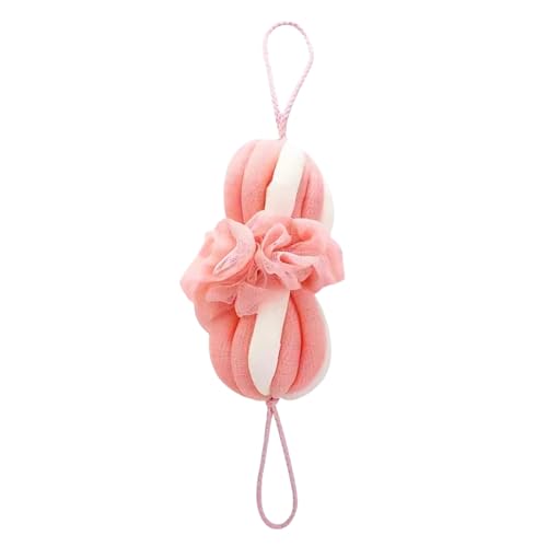 Luffa de Baño | Esponja Exfoliante para Ducha y Bola de Luffa | Bola Floral Suave para Baños, Cuidado Calmante Piel Sensible Adultos y