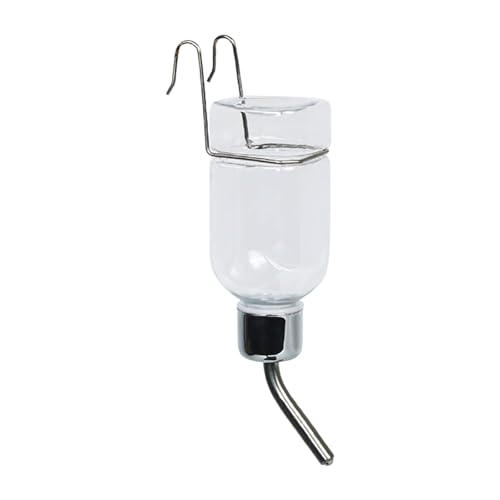 Automatic Pet Water Dispenser Hanging Feeder for Dogs Cats Easy Clean Durable Leak Proof Design 180ML 350ML Options (A, 21x5x5cm)