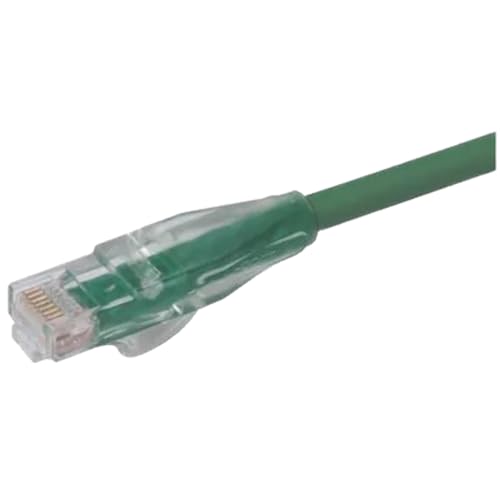 Cable Ethernet Patch Cord Cat 5e Verde 7ft RJ45 miniatura 1