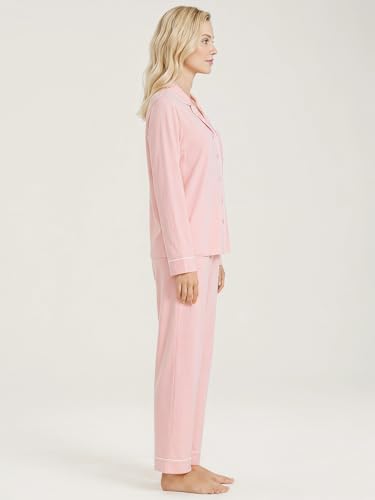 Image of Women's Petite Cotton Pajama Set Petite Length Pjs