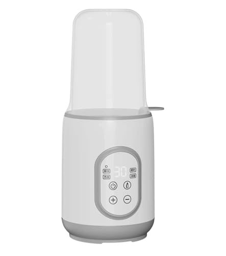 調乳ポット 電気ケトル 多機能ボトルウォーマー ミルクウォーマー LCDディスプレイ付き 2?7分で急速加熱 耐熱ガラス 自動電源オフ ボトル滅菌器 離乳食ヒーター コンパクトでポータブル 二重層タット 迅速な温度調整 省エネ ベイビーアウト